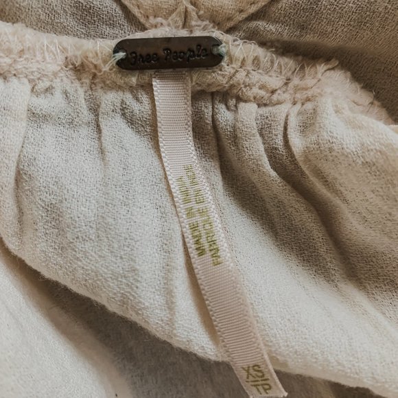 Free People Boho Blush Sequined Top XS - Picture 4 of 4